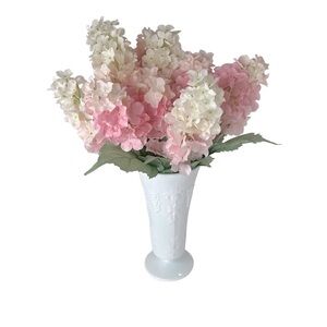 VINTAGE VASE  Milk Glass Flower vase Home decor White